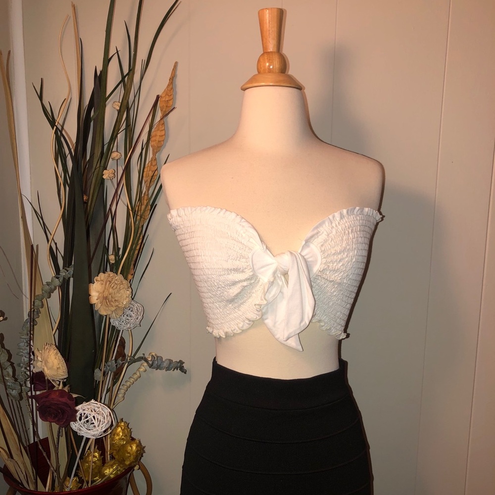 Charlotte Russe Shirred Tube Top